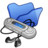 Folder blue mymusic Icon